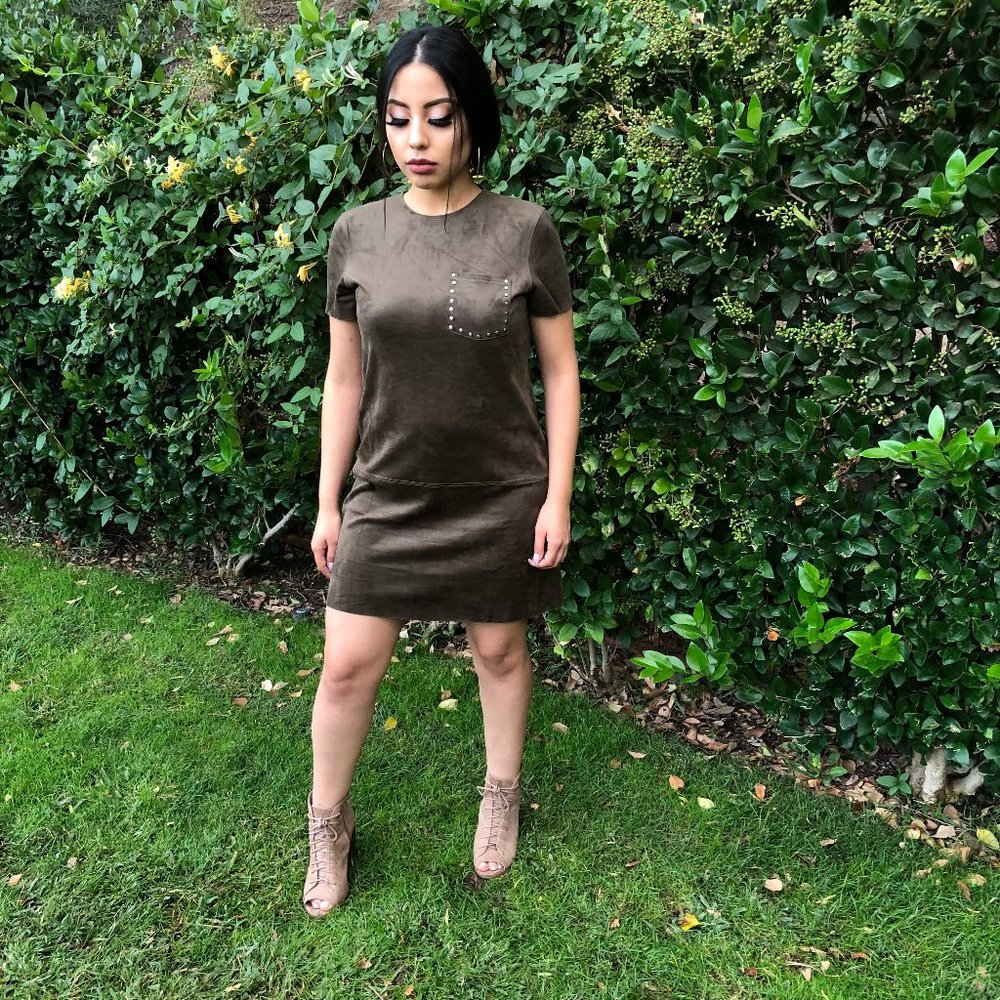 Military Inspired Short Dress